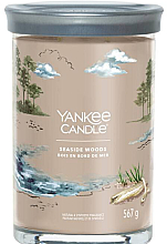Духи, Парфюмерия, косметика Ароматическая свеча в стакане "Seaside Woods", 2 фитиля - Yankee Candle Singnature