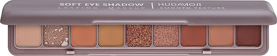 Палетка пальчиковых теней для век, 9 цветов - Hudamoji Fingertip Eyeshadow — фото N1