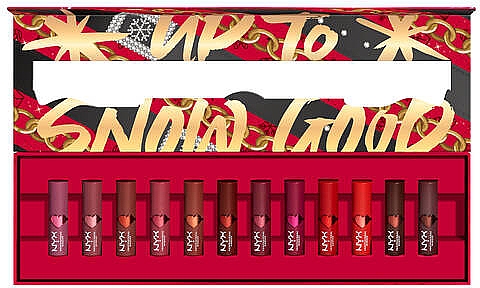 Набір - NYX Professional Makeup Matte Lipstick Gift Set Vault (lipstick/12x3.5g) — фото N1