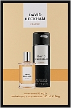 David Beckham Classic - Набор (edt/50ml + deo/150ml) — фото N1