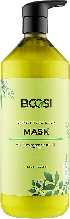 Маска відновлювальна для волосся - Kleral System Bcosi Recovery Danage Mask — фото N1