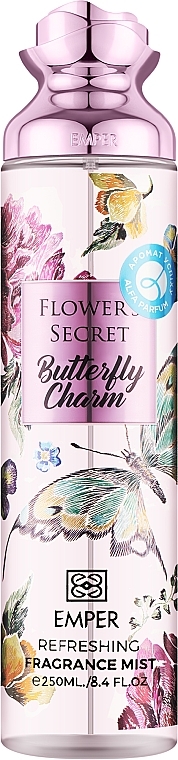 Emper Flower'S Secret Butterfly Charm - Парфюмированный спрей для тела — фото N1