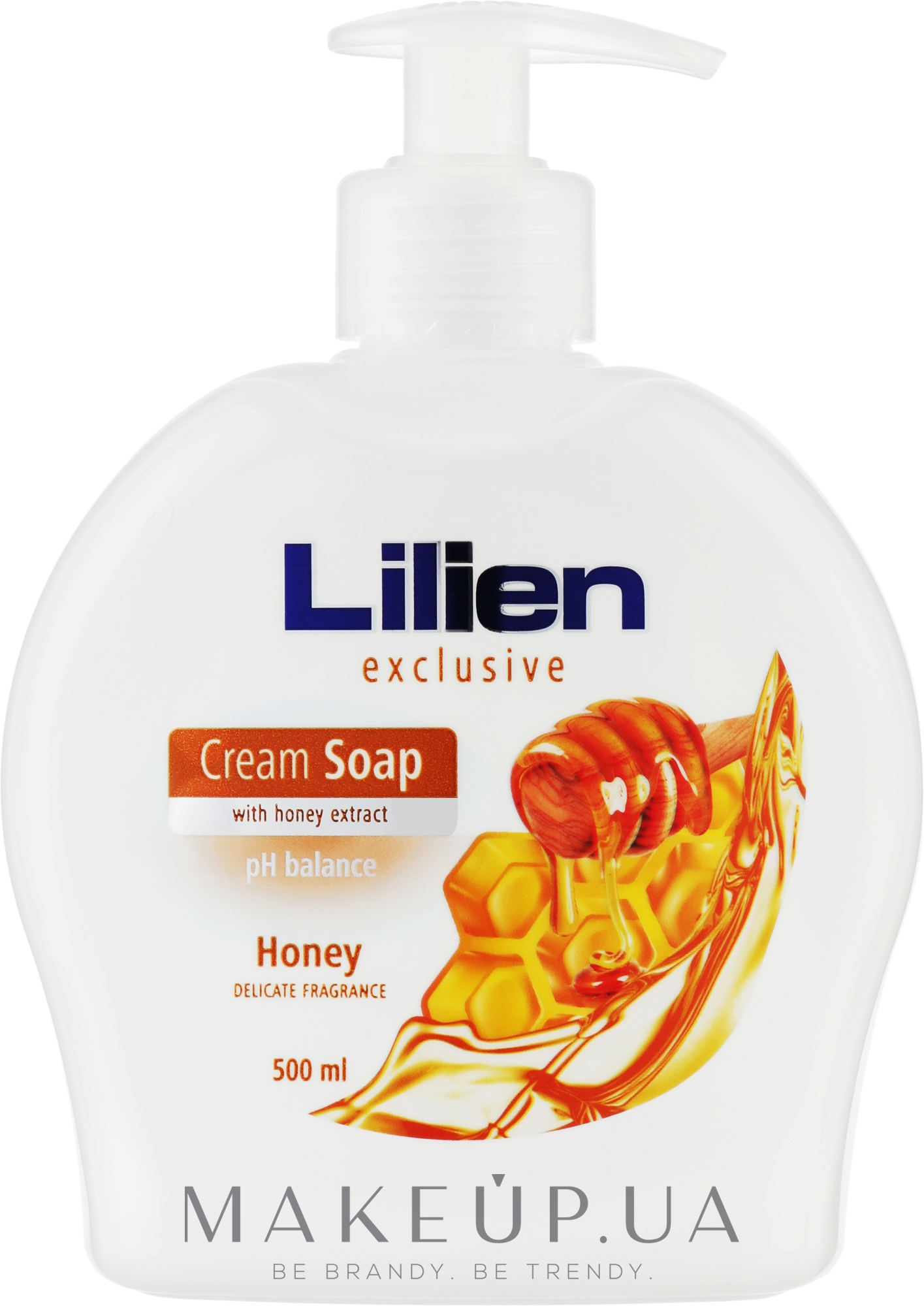 Жидкое крем-мыло "Мед" - Lilien Honey Cream Soap — фото 500ml