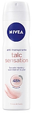 Духи, Парфюмерия, косметика Дезодорант-спрей - NIVEA Talc Sensation Deodorant Spray