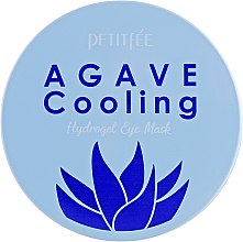 Гідрогелеві охолоджувальні патчі для очей з екстрактом агави - Petitfee Agave Cooling Hydrogel Eye Mask — фото N2