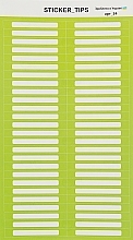 Парфумерія, косметика Наклейки на тіпси, зелені - Sticker Tips