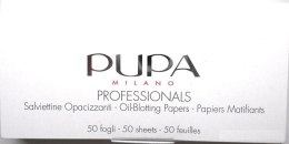 Матуючі серветки - Pupa Oil Blotting Papers — фото N3