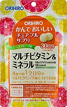 Витаминно-минеральный комплекс со вкусом грейпфрута - Orihiro Multivitamin and Mineral — фото N1