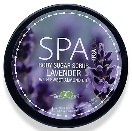 Сахарный скраб для тела с маслом сладкого миндаля и лаванды - Bio2You Body Sugar Scrub — фото N1