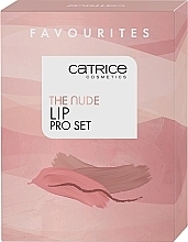 Набор для макияжа губ - Catrice The Nude Lip PRO Set (l/booster/3.5ml + l/liner/0.3g + lipstick/3.5g) — фото N3