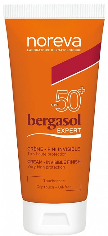 Солнцезащитный крем - Noreva Laboratoires Bergasol Expert Invisible Finish Cream SPF 50+ — фото N1