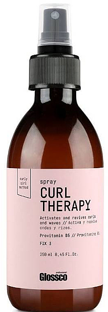 Спрей для кучерявого і хвилястого волосся - Glossco Curl Therapy Spray Activador — фото N1