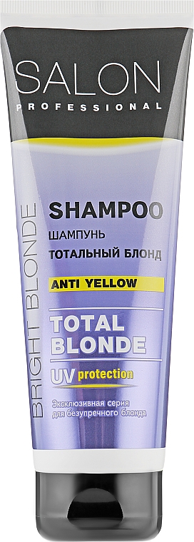 Шампунь для волосся "Тотальний блонд" - Salon Professional Hair Shampoo Anti Yellow Total Blonde