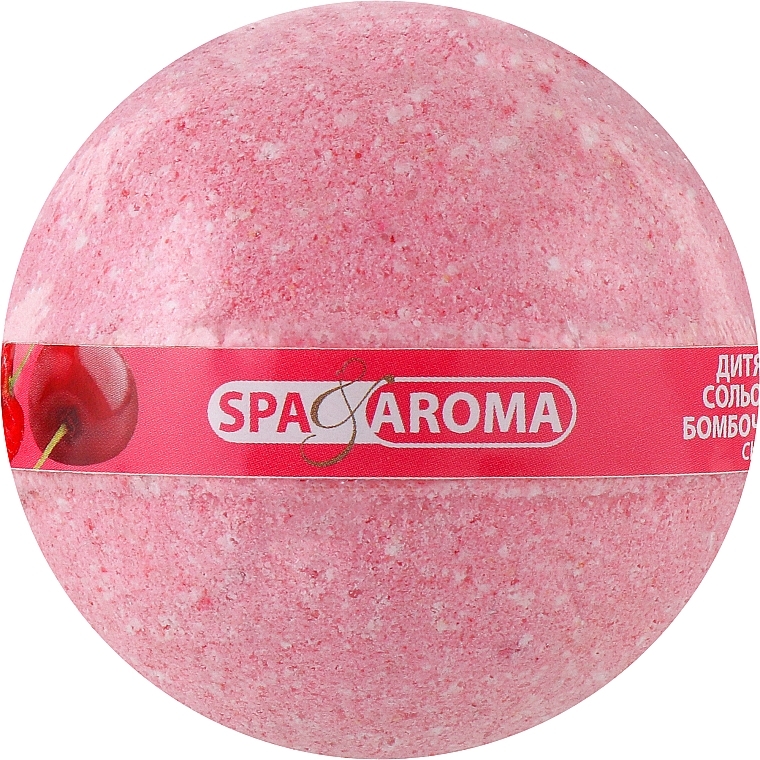 Дитяча сольова бомбочка для ванн "Вишня" - Bioton Cosmetics Spa & Aroma Cherry Bath Bomb