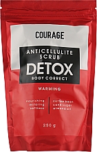 Духи, Парфюмерия, косметика Антицеллюлитный скраб для тела - Courage Anticellulite Scrub Detox Body Correct 