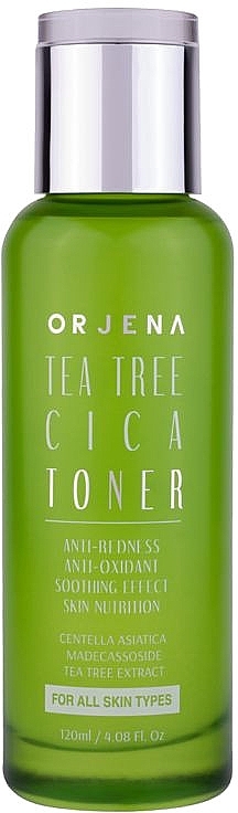 Тонік для обличчя "Чайне дерево і центела азіатська" - Orjena Toner Tea Tree Cica — фото N1