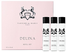 Духи, Парфюмерия, косметика УЦЕНКА Parfums de Marly Delina - Набор (edp/refill/3x10ml) *