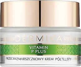 Парфумерія, косметика Гіпоалергенний крем проти зморщок - Dermika Vitamin P Plus Face Cream