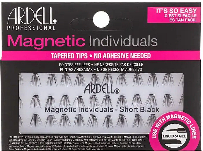 Набор пучковых ресниц - Ardell Magnetic Individuals Short Black — фото N1