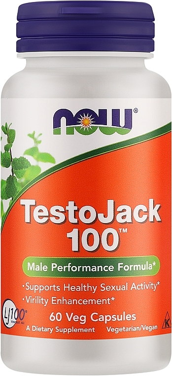 Капсулы для репродуктивной функции мужчин - Now Foods TestoJack 100 — фото N1