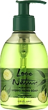 Парфумерія, косметика Рідке мило для рук "Зелений чай та огірок" - Oriflame Love Nature Purifying Liquid Hand Soap