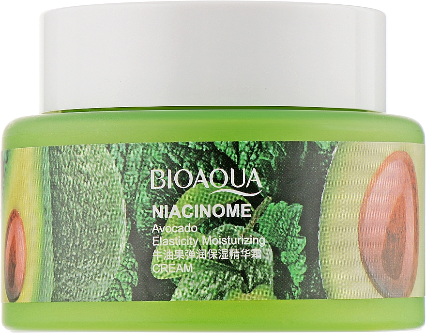 Зволожувальний крем для обличчя з екстрактом авокадо - Bioaqua Niacinome Avocado Cream — фото N1