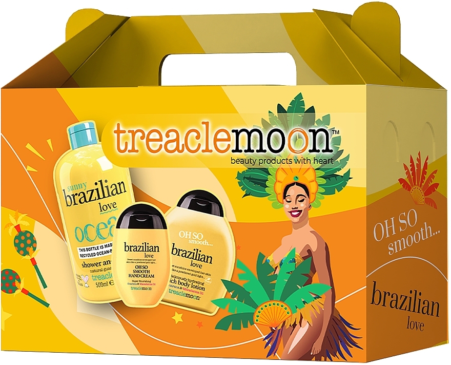 Набор - Treaclemoon Brazilian Love (sh/gel/50ml + b/lot/250ml + h/cr/75ml) — фото N1