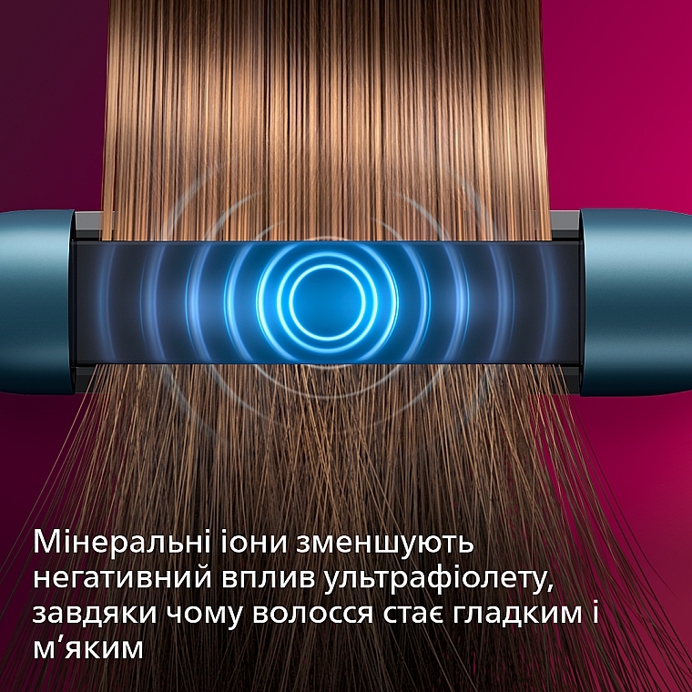 Стайлер для волос, сине-зеленый металлик - Philips Straightener Series 7000 BHS732/00 — фото N13
