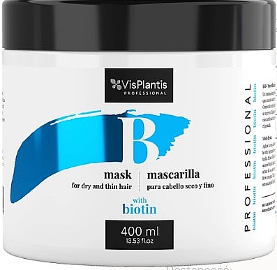 Маска для сухого волосся з біотином - Vis Plantis Mask For Dry And Thin Hair With Biotin — фото N1