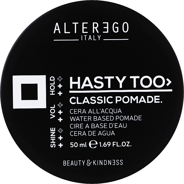 Помада для волосся на водній основі - Alter Ego Hasty Too Classic Pomade — фото N1