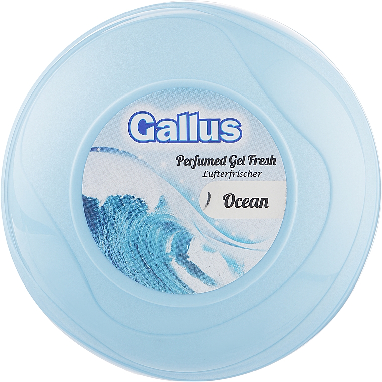 Гелевий освіжувач повітря "Океан" - Gallus Perfumed Gel Fresh Ocean — фото N1