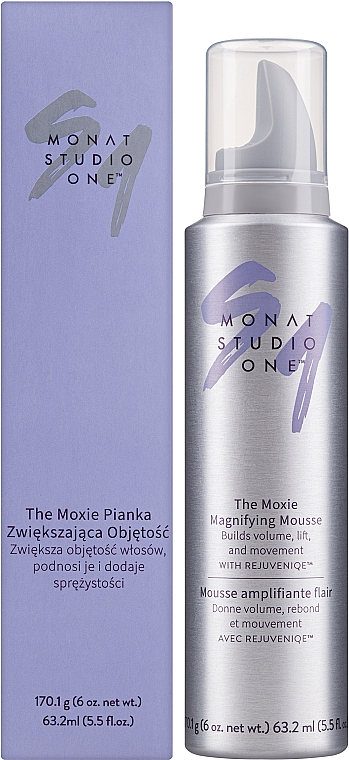 Пінка для надання об'єму волоссю - Monat Studio One The Moxie Mousse — фото N2