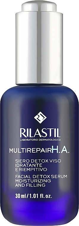Восстанавливающая сыворотка для лица - Rilastil Multirepair H.A. Repairing Detox Serum — фото N1