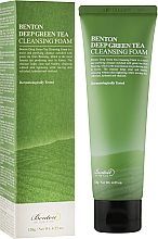 Очищувальна пінка для вмивання з екстрактом зеленого чаю - Benton Deep Green Tea Cleansing Foam — фото N1
