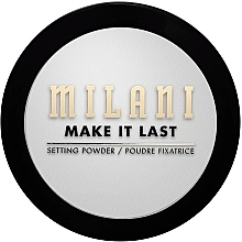 Матирующая фиксирующая пудра - Milani Make It Last Mattifying Setting Powder — фото N1