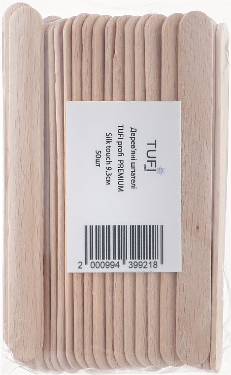 Дерев'яний шпатель, 9,3 см - Tufi Profi Premium Silk Touch