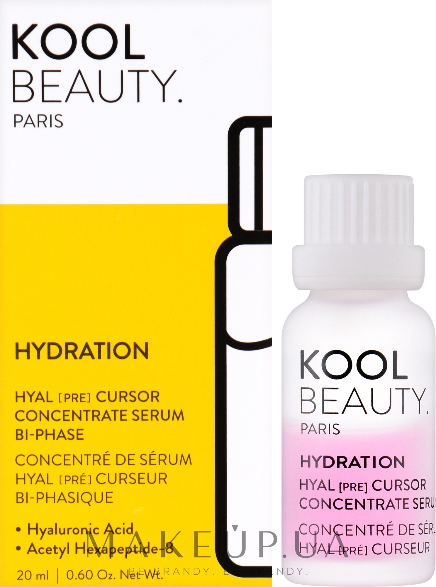 Концентрована сироватка для обличчя - Kool Beauty Hydration Hyal Pre Cursor Concentrate Serum — фото 20ml