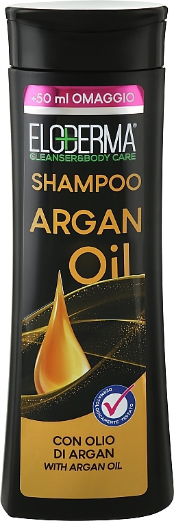 Шампунь для волос с аргановым маслом - Eloderma Shampoo With Argan Oil For Damaged Hair — фото N1