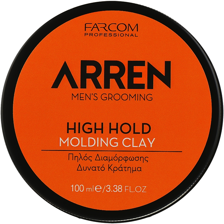 Глина для укладки волос сильной фиксации - Arren Men's Grooming Molding Clay High Hold