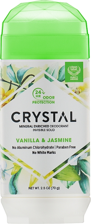 Дезодорант-стік з ароматом ванілі та жасмину - Crystal Vanilla Jasmine Deodorant Stick — фото N1