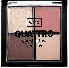 Духи, Парфюмерия, косметика Тени для век - Wibo Quattro Eyeshadow palette