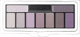 Духи, Парфюмерия, косметика Палетка теней для век - Catrice The Edgy Lilac Collection Eyeshadow Palette (тестер)