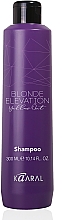 Шампунь для освітленого волосся - Kaaral Blonde Elevation Yellow Out Shampoo — фото N2