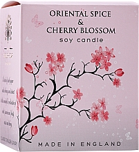 Ароматична свічка - The English Soap Company Oriental Spice and Cherry Blossom Candle — фото N2