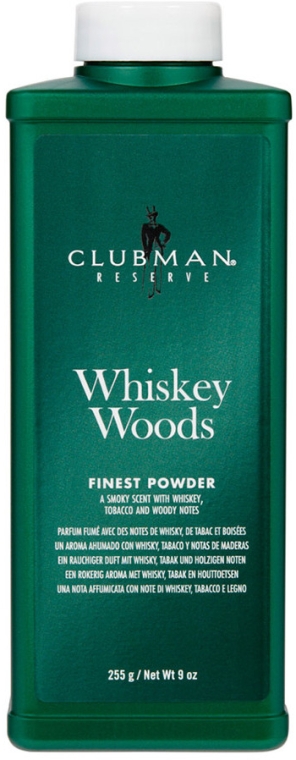 Clubman Pinaud Whiskey Woods - Тальк универсальный — фото N1