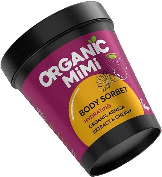Сорбет для тіла зволожувальний "Арніка та вишня" - Organic Mimi Body Sorbet Hydrating Arnica & Cherry — фото N1