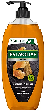 Гель для душа - Palmolive Men Citrus Crush 3w1 — фото N1