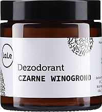 Крем-дезодорант с черным виноградом, стекло - La-Le Cream Deodorant — фото N1