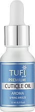 Олія для кутикули "Весняний бриз" - Tufi Profi Premium Aroma — фото N1