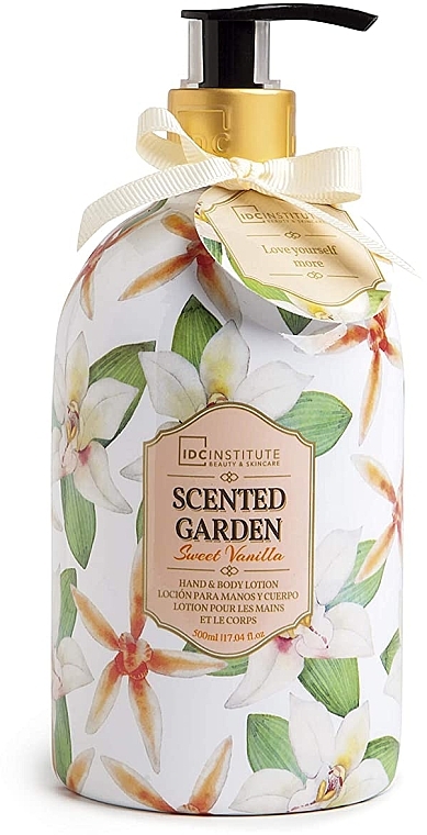 Лосьон для рук и тела "Сладкая ваниль" - IDC Institute Scented Garden Hand & Body Lotion Sweet Vanilla — фото N1